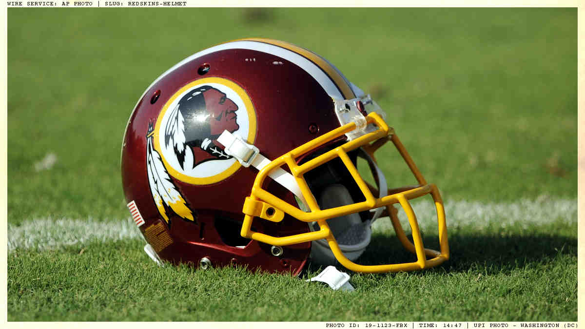 Washington Redskins helmet