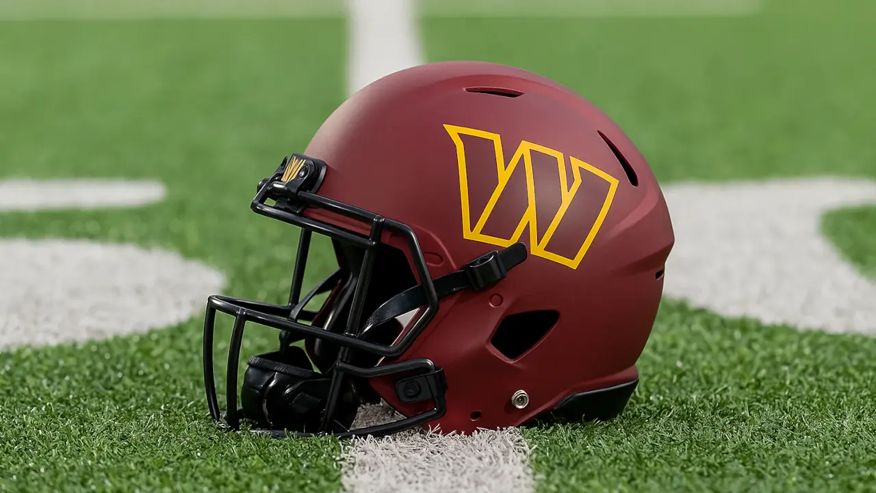 Washington Commanders 2025 helmet