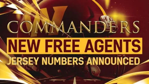 Washington Commanders Free Agent Jersey Numbers for 2026 Revealed