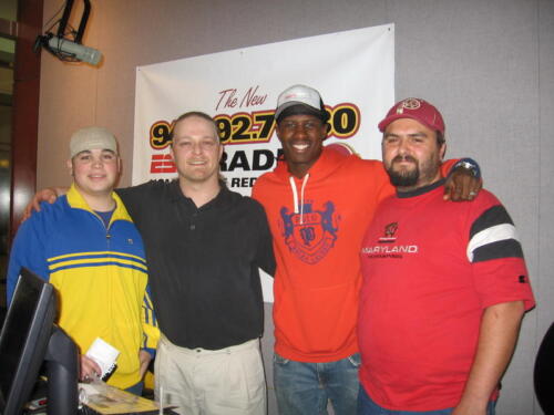Brandon Lloyd Podcast Left to Right - Grant, Mark, Brandon and Scott