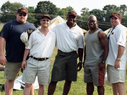 My crew with Ken Harvey and Ricky Ervins