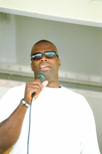 Darrell Green on stage 3